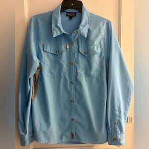 Patagonia Worn Wear Long-Sleeved Sol Patrol Shirt Size Large